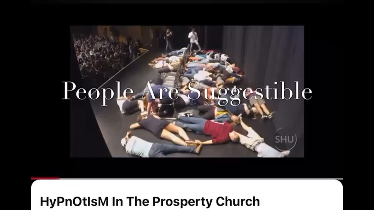 Another Spirit-Hypnotism in the Prosperity Church