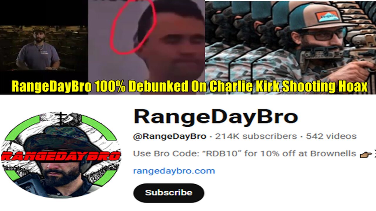 Range Day Bro 100% Debunked On Charlie Kirk Shooting Hoax