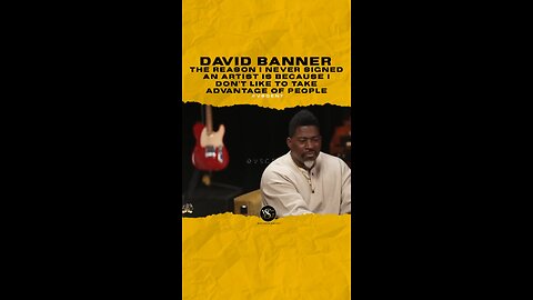 The reason I never signed an artist is because I don’t like to take advantage of people.