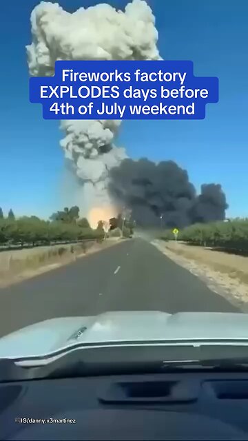 California Fireworks Factory Explosion