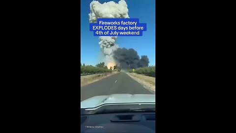 California Fireworks Factory Explosion