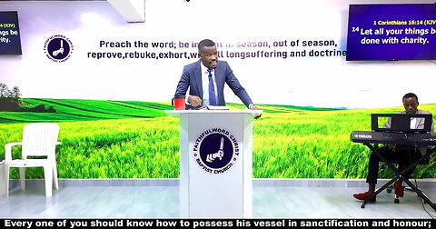 Every one of you should know how to possess his vessel in sanctification and honour;