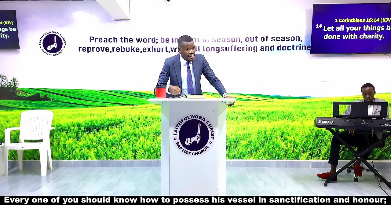 Every one of you should know how to possess his vessel in sanctification and honour;