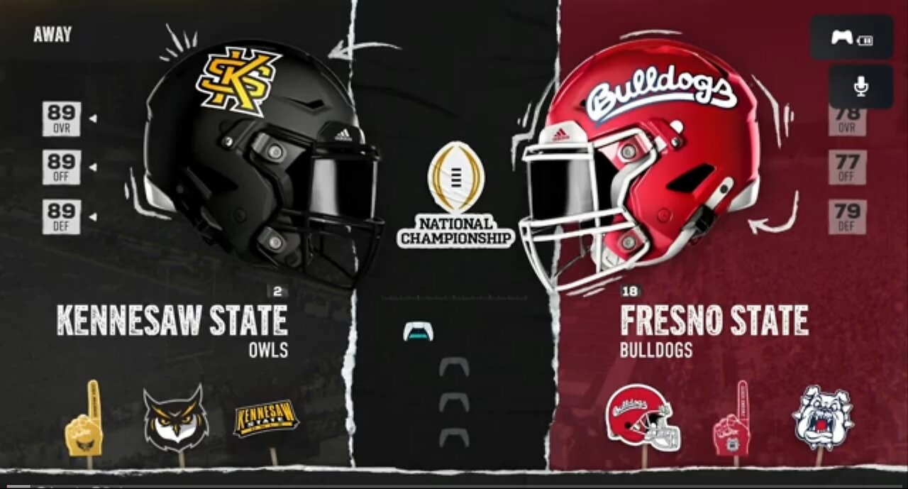 S6 Rebuild NATIONAL CHAMPIONSHIP Kennesaw State vs Fresno State