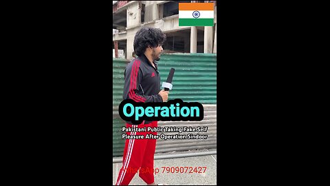 Pakistani Public Taking Self Pleasure After Operation Sindoor #shorts #operationsindoor