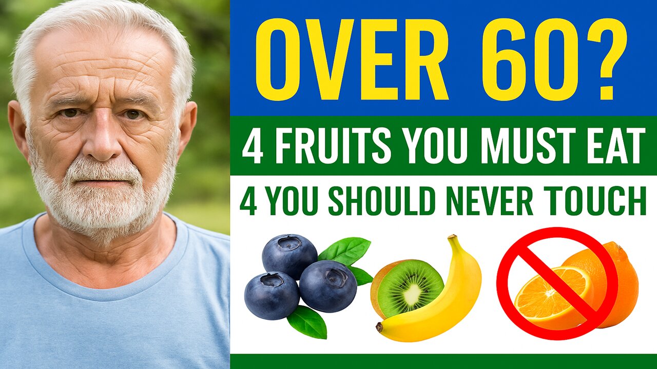 Over 60? Eat These 4 Fruits Daily & Avoid These 4 At All Costs!