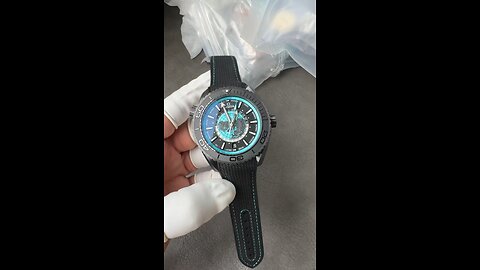Omega Worldtimer Turquoise Planet Ocean 600M 45.5 mm, black ceramic 215.92.46.22.01.006