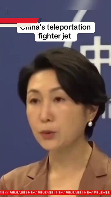 China unveils teleportation-capable fighter jet in tech leap. #japdmedia #China #Jet #Tech #Defense