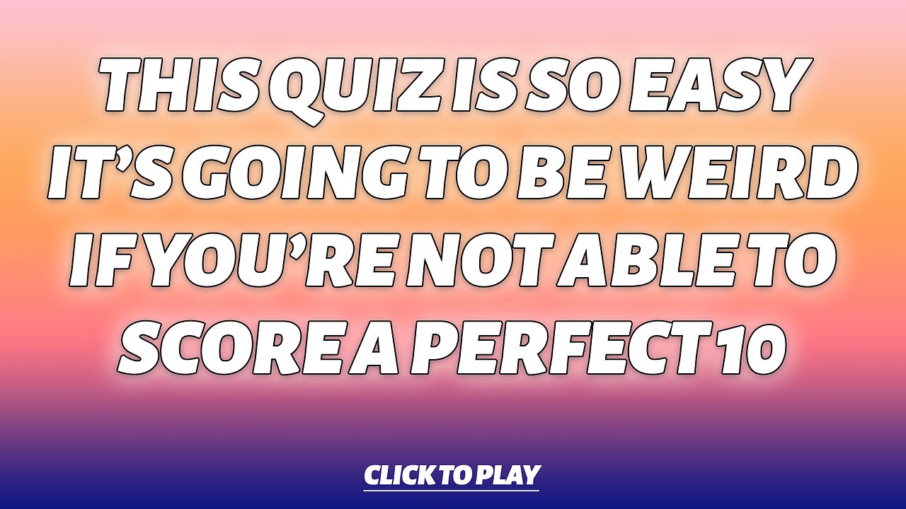 Easy Knowledge Quiz
