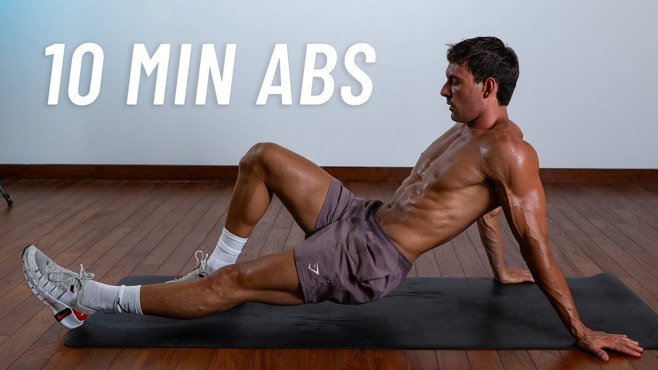 10 Min Abs Workout At Home ( No Equipment, No Repeats )