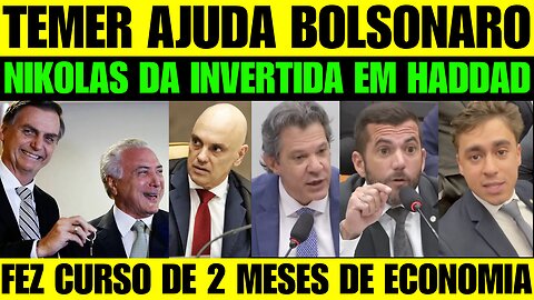 🔥🚨 BOMBA! BOLS0NAR0 SE ACONSELHOU COM TEMER! NIK0LAS ACABA COM HADDAD NA CÂMARA!