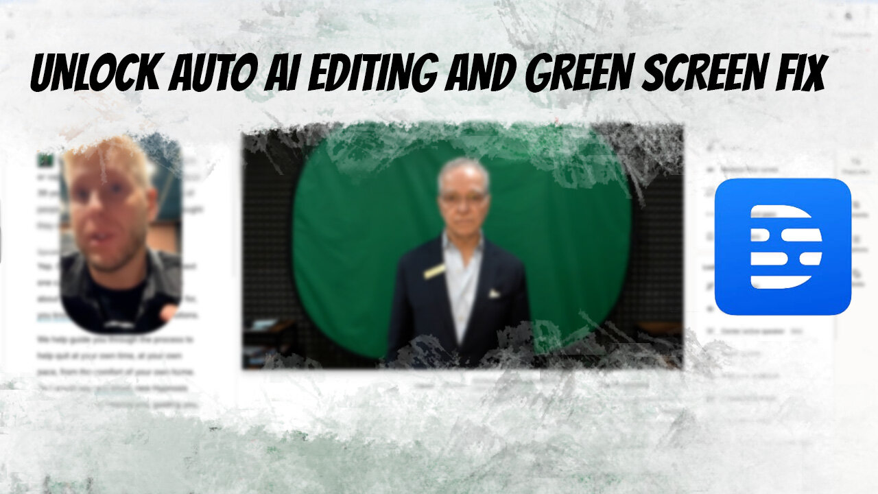 Descript Auto AI B-Roll Not Working? FIX Green Screen Repair Tutorial