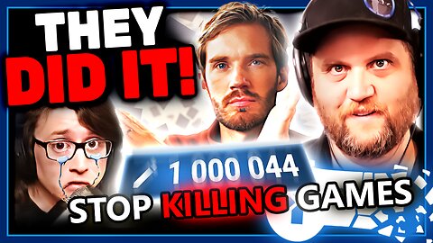 Stop Killing Games DID IT! Pirate Software HUMILATED As Asomongold, PewDiePie & Moist Critical Join
