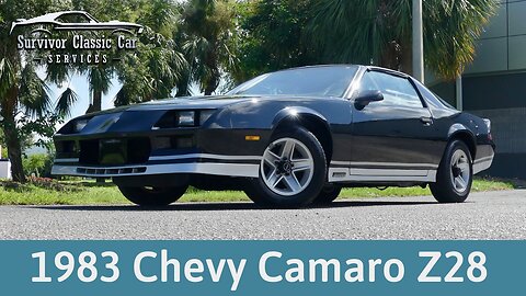 Rare 5-Speed 1983 Chevy Camaro! Fresh Paint, Super clean inside and out Clean CarFax! Actual Miles.