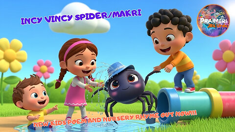 Incy Vincy Spider/Makri in Urdu | 'NEW' Kids Poem and Nursery Rhyme out Now!!!