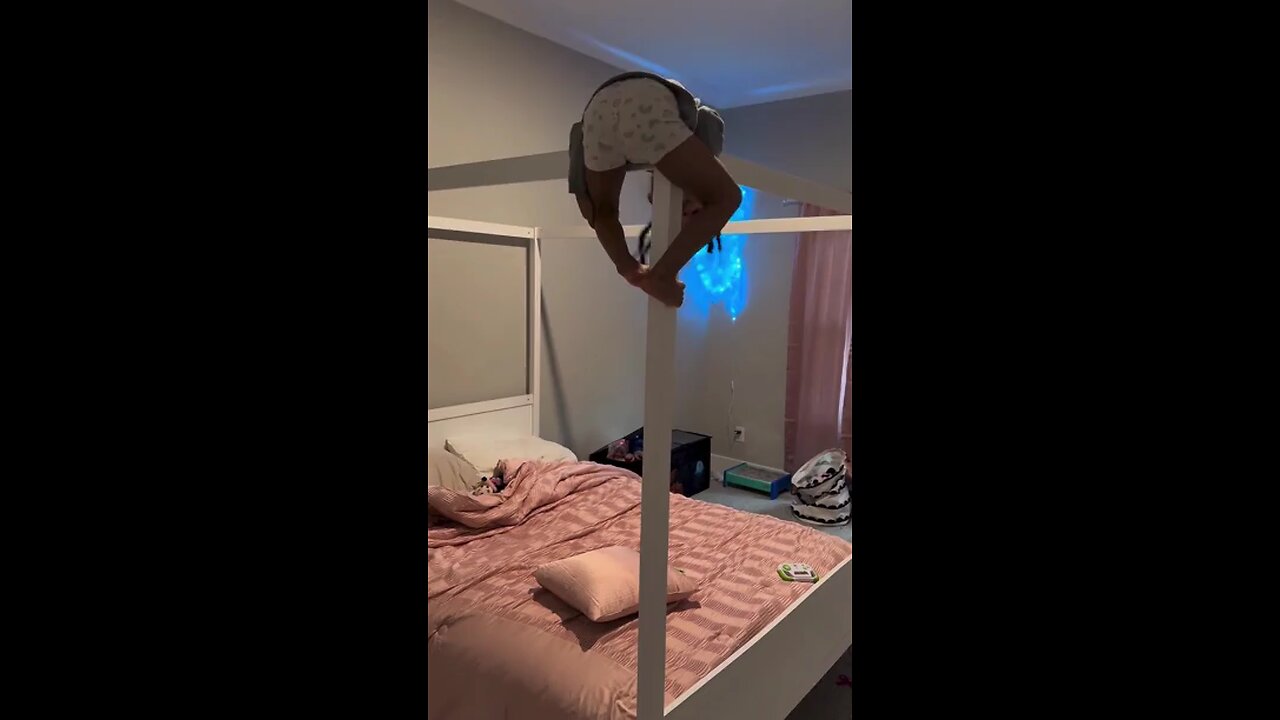 how did she get up there