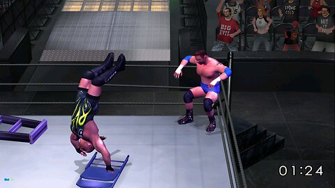 Rob Van dam vs Test |TLC |π🪜🪑 SmackDown Here Comes the Pain |#💪 Rvd👎 # Frog Splash# Codman