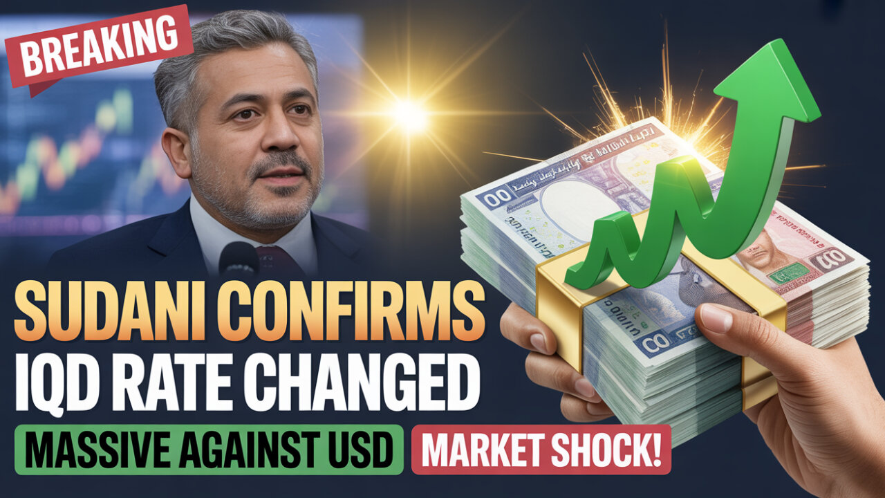 Iraqi Dinar 💥 Sudani Confirms Rate Change – IQD Massive Rates Against Dollar!