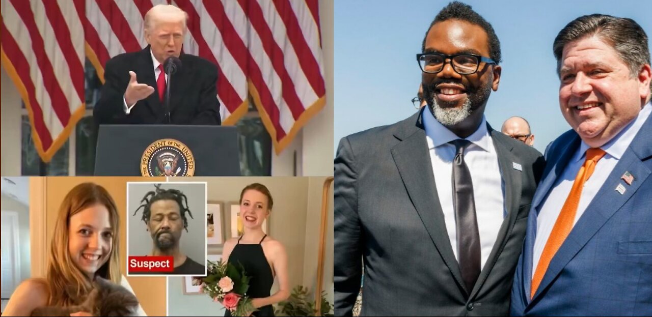 Trump Calls Out Pritzker & Chicago Mayor After Innocent Woman BURNED ALIVE on Subway