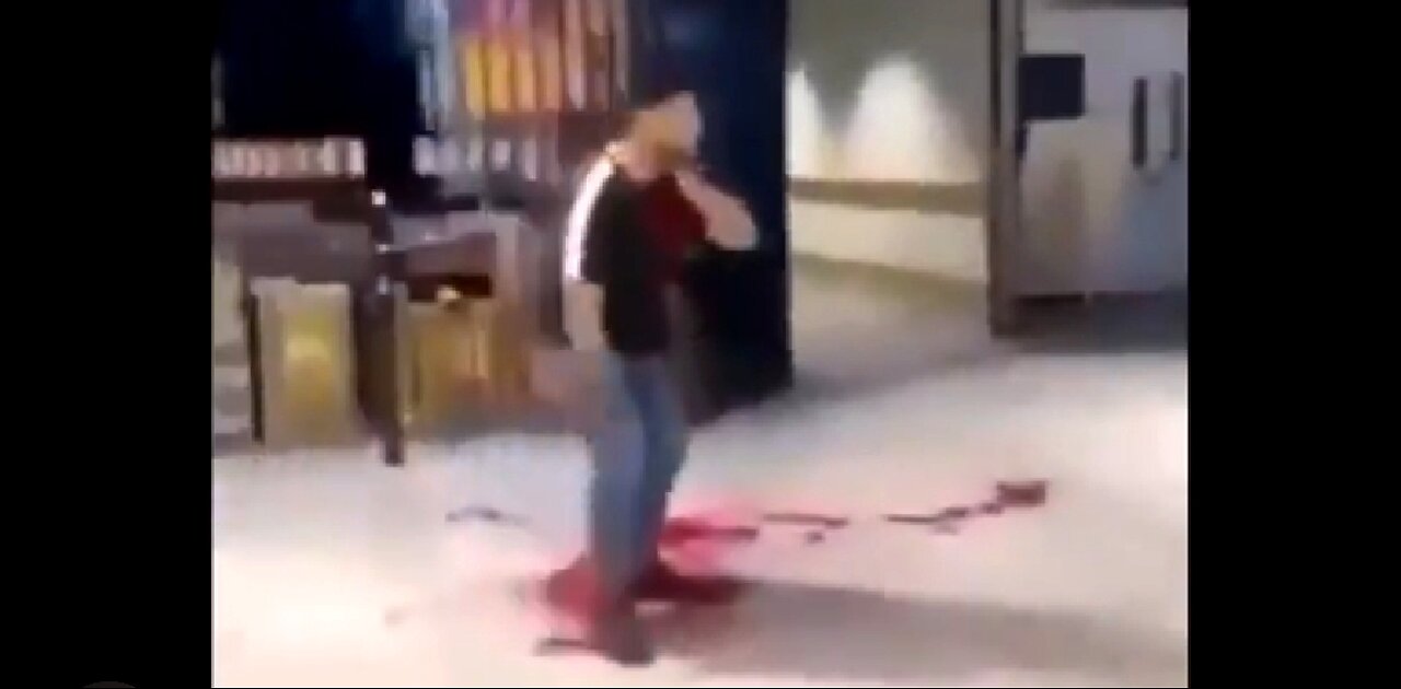 ANOTHER JUGULAR STAB TAKES OUT WHITE MAN IN MALL INSTANTLY IN THE UK ☠️