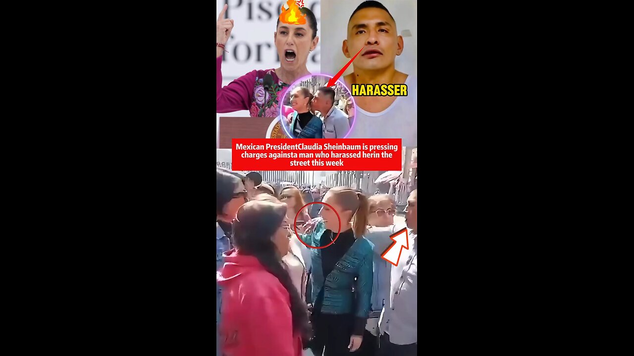 Mexican President Sheinbaum presses charges after street harassment incident. #Sheinbaum #japd