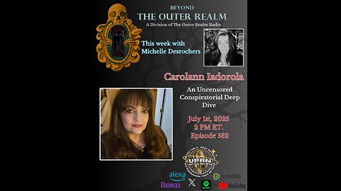 UNCENSORED - Taking a Deeper Conspiratorial Dive with Carolann Iadorola