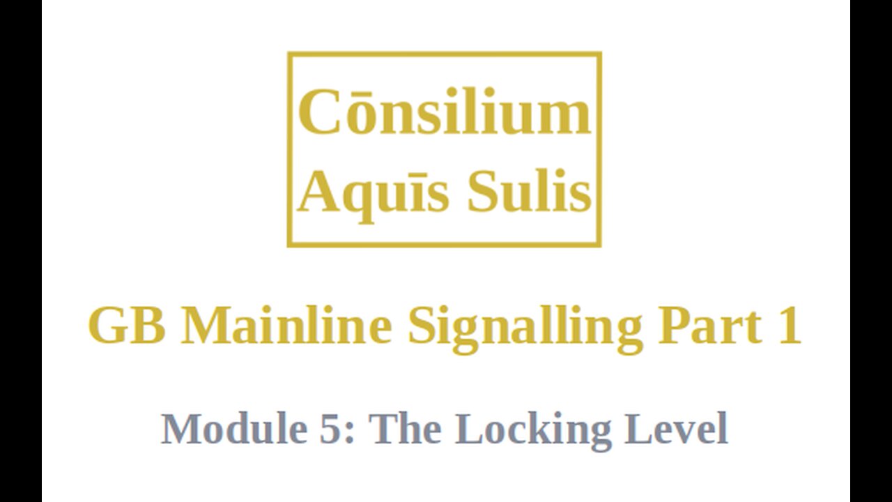 GB Mainline Signalling Part 1 Module 5 (English)