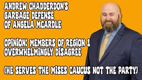 Andrew Chadderdon's Garbage Defense of Angela McArdle