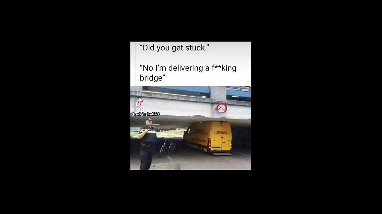 Van Delivers A Bridge