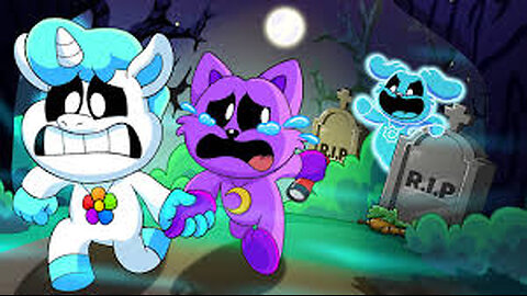 Poppy Playtime Chapter 4 -- DOGDAY turns into GHOST-! SMILING CRITTERS is SO SAD... Carton Animation