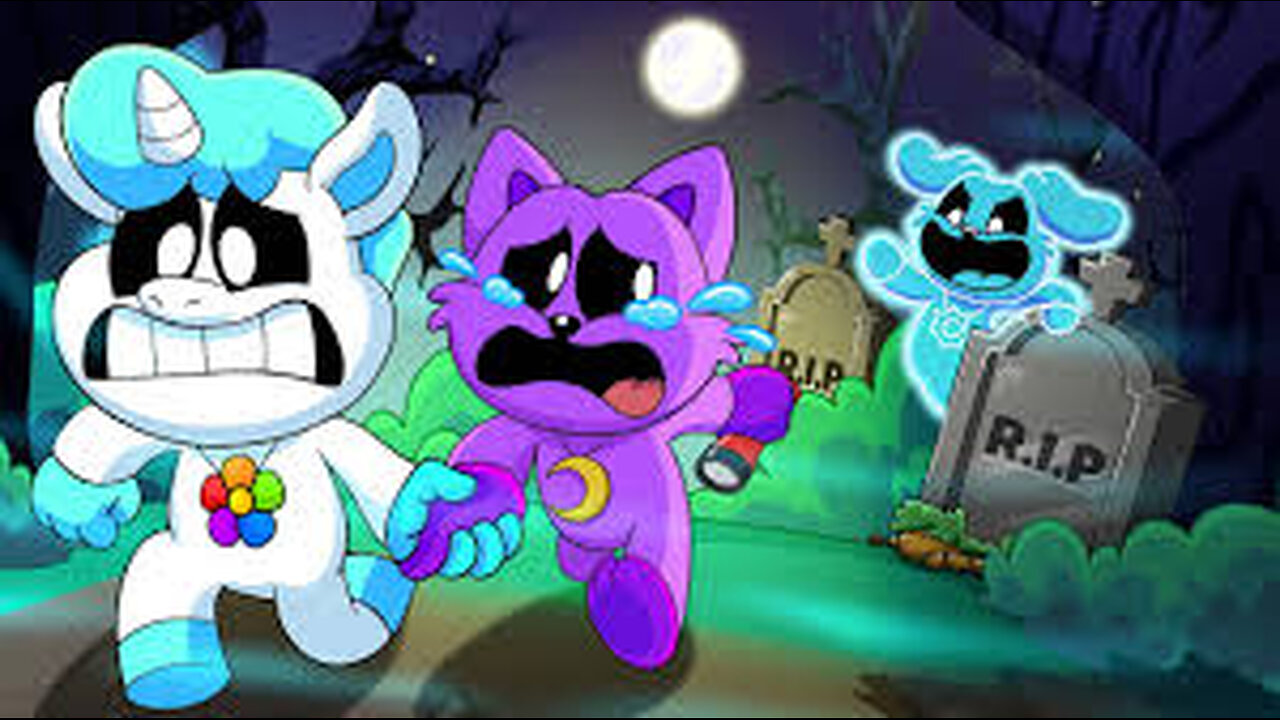 Poppy Playtime Chapter 4 -- DOGDAY turns into GHOST-! SMILING CRITTERS is SO SAD... Carton Animation