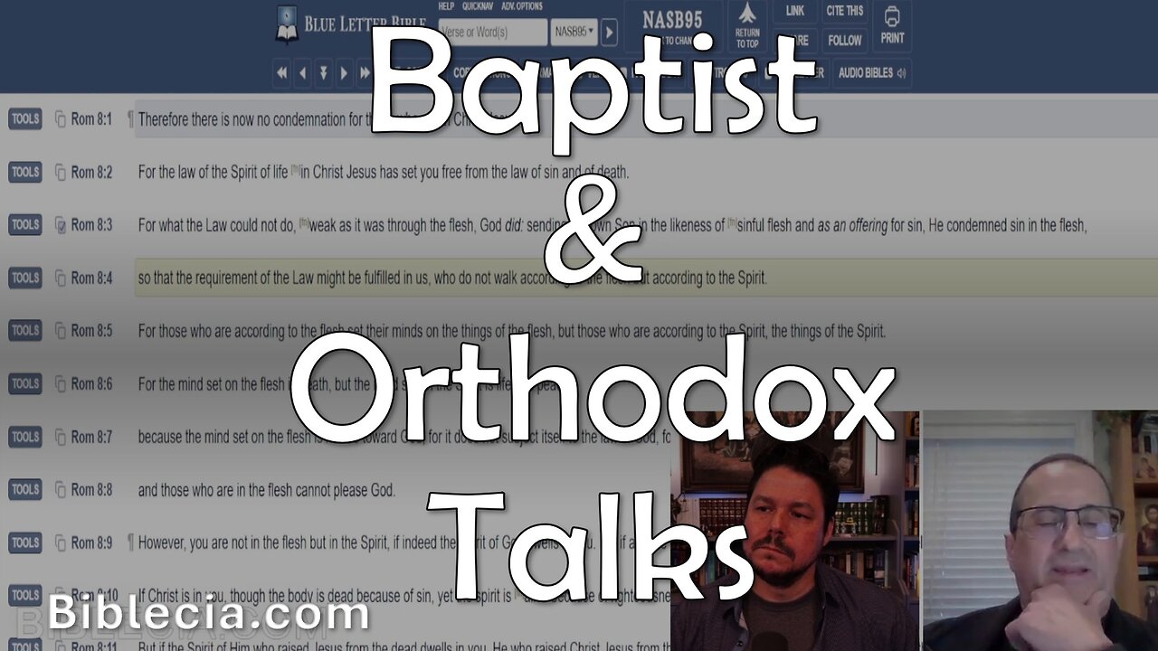 Baptist and Orthodox Talks