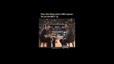 Elon Musk Interviews the Interviewer 😂