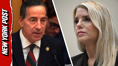 Jamie Raskin says Epstein victims are in hearing room as Pam Bondi testifies on Epstein files