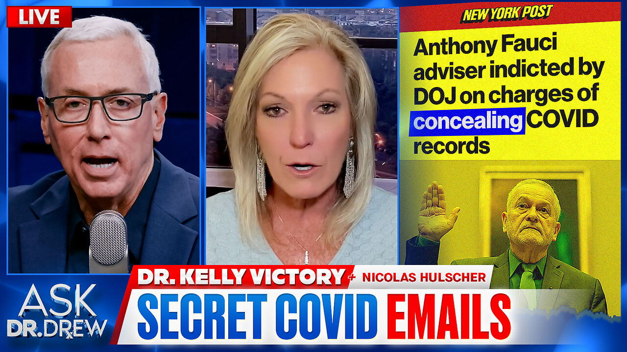 Never Have Smoking Guns: DOJ Indicts Fauci Advisor Dr. David Morens For Coverup & Destruction of Pandemic Records w/ Dr. Kelly Victory & Nicolas Hulscher — Ask Dr. Drew