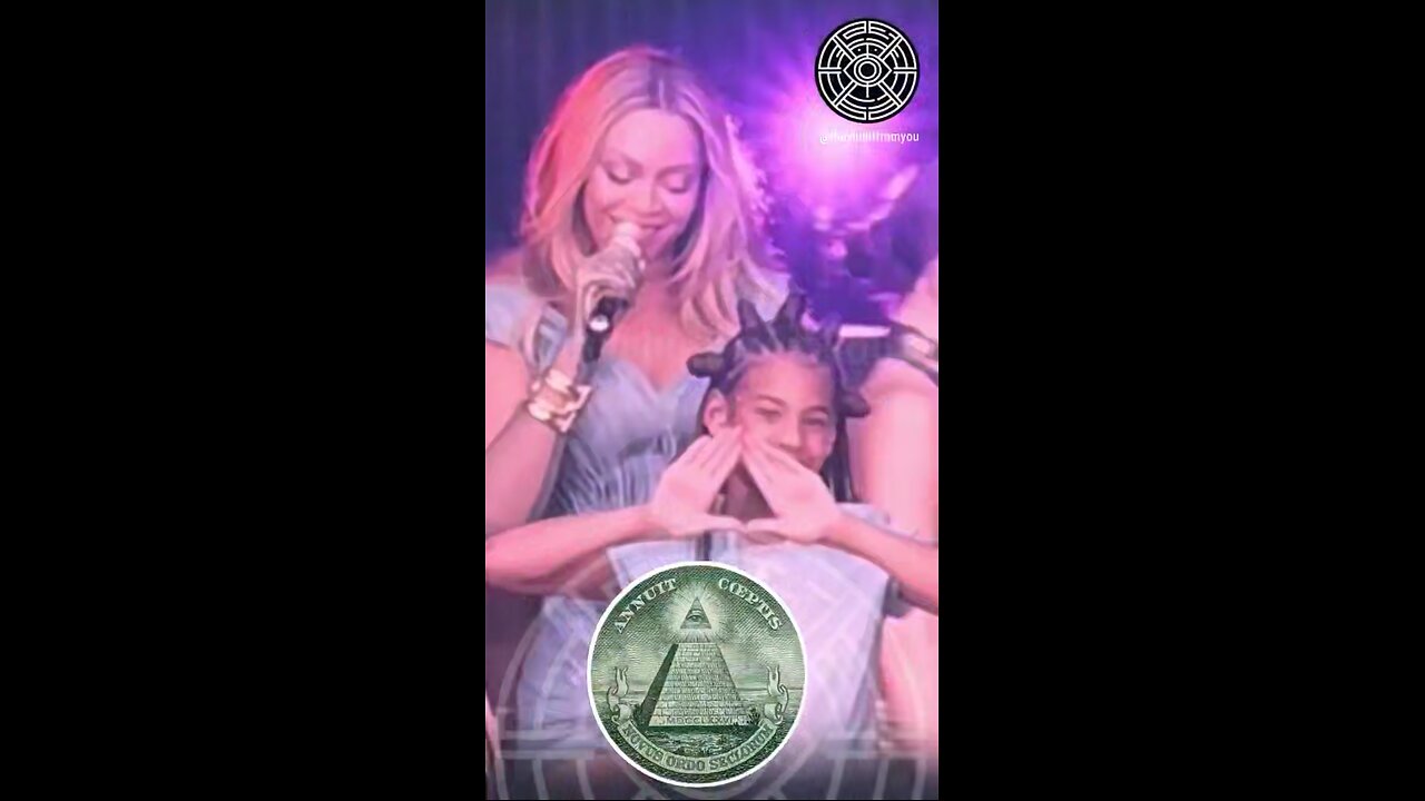 BEYONCE INITIATED HER TWO DAUGHTERS - CAN YOU SEE IT? - SYMBOLISM WILL BE THEIR DOWNFALL