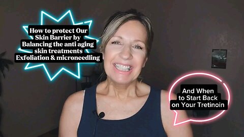 Exfoliating and Microneedling & protecting the skin Barrier