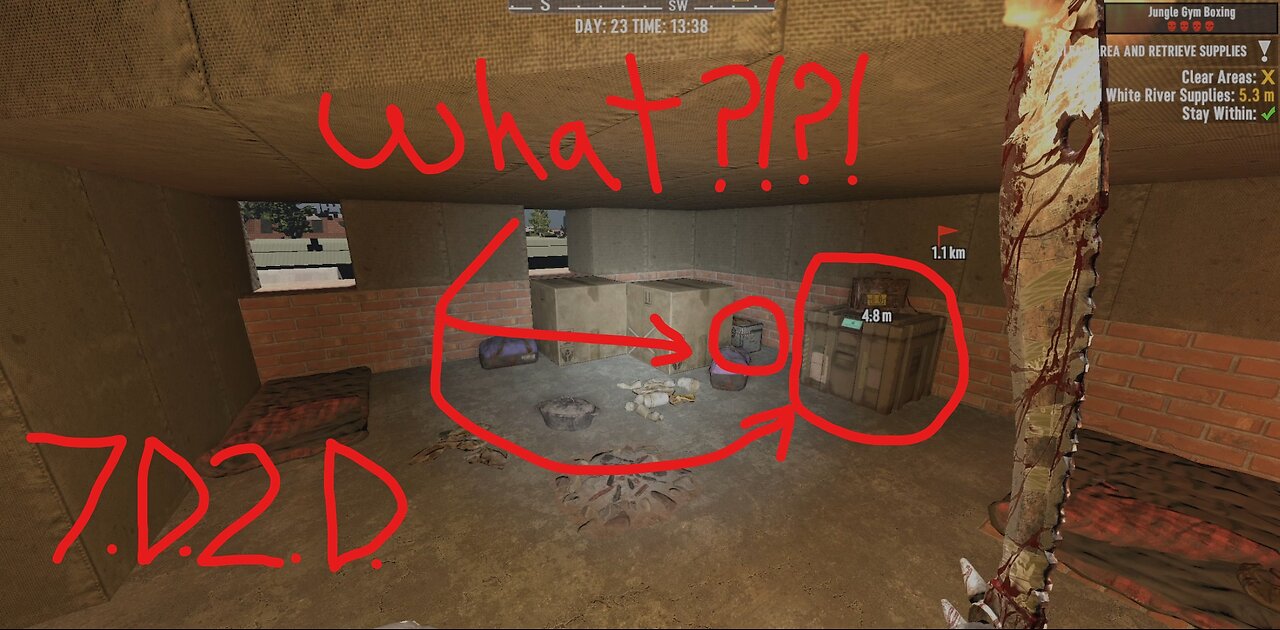 7D2D I have Never Seen A Loot Stash Like This.