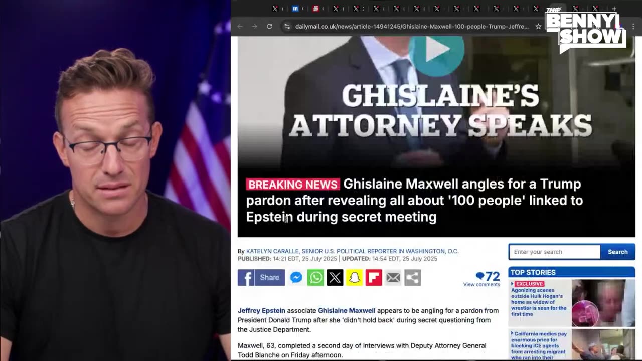 🚨Maxwell Just Gave Up The Epstein List: ‘100 Powerful People’ Linked to Epstein 'Did NOT Hold Back'