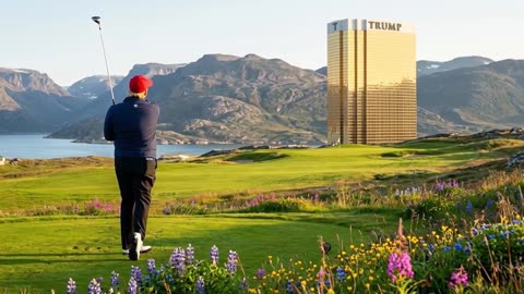 THE GOLDEN TRUMP TOWERS OF GREENLAND & ICELAND