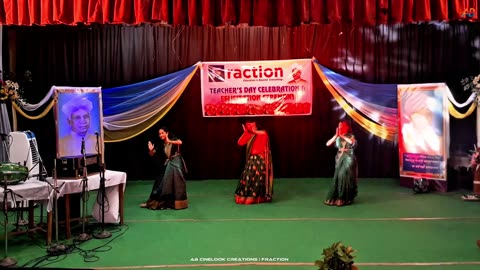 Dance on Teachers Day Celebration | Abhisruti,Chitrasama,Trisha | Fraction | AB Cinelook Creations