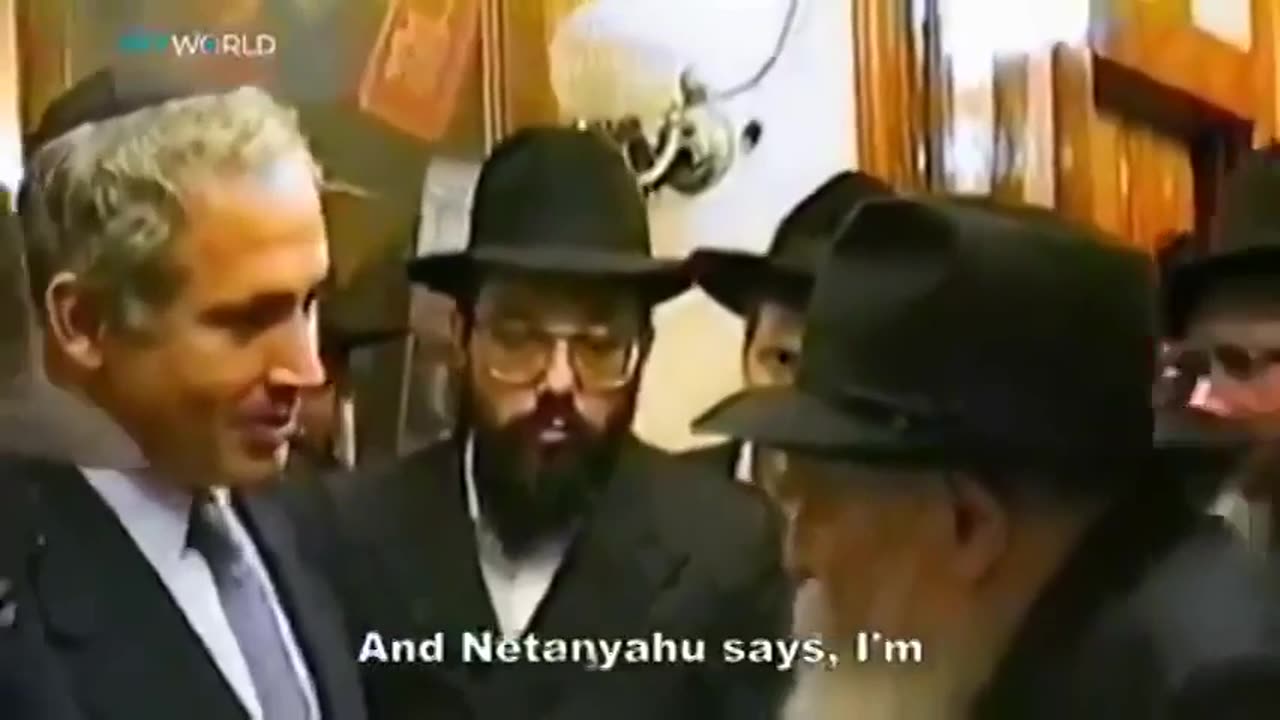 Netanyahu and his mentor, the Chabad Lubovitch movement known as 'Rebbe'. (7 minutes)