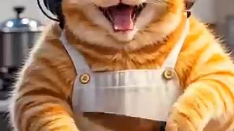 Funny cat....
