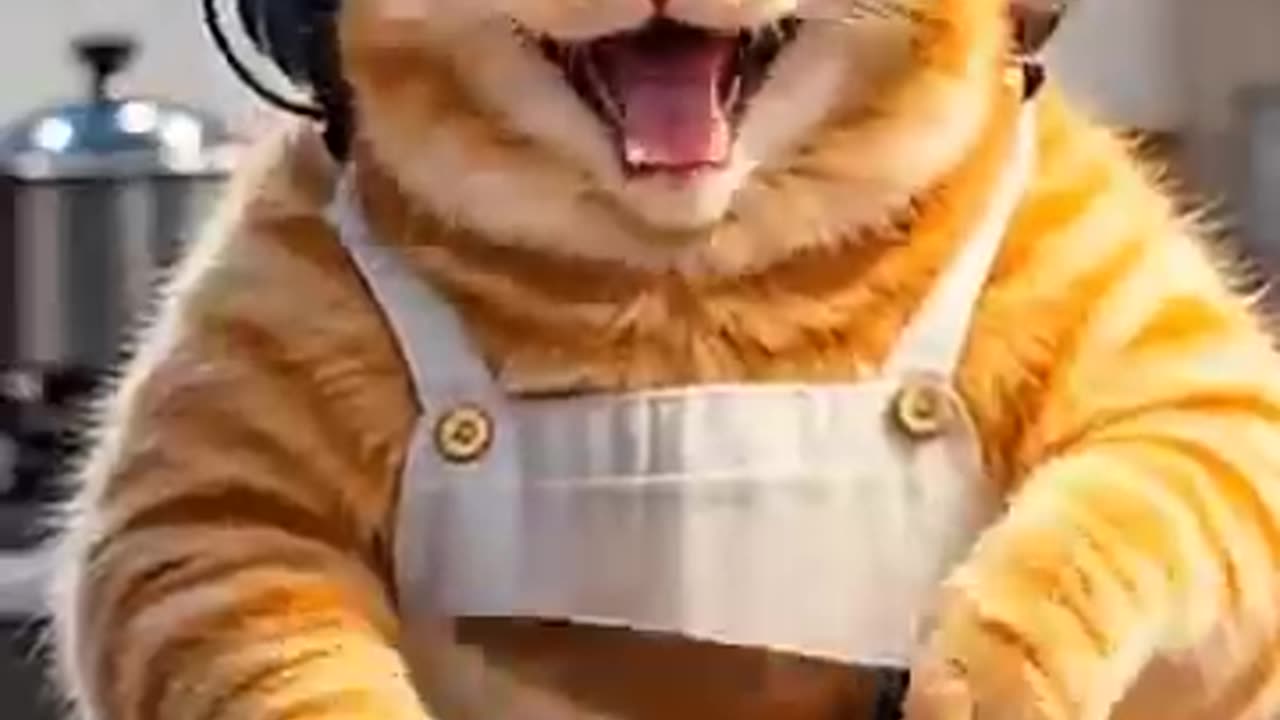 Funny cat....