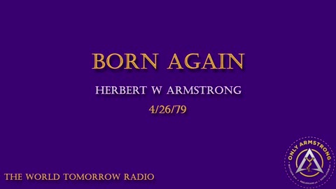 The World Tomorrow Radio- Born Again '79