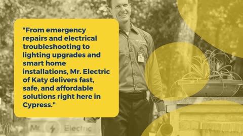 Electrician Cypress | Mr. Electric of Katy
