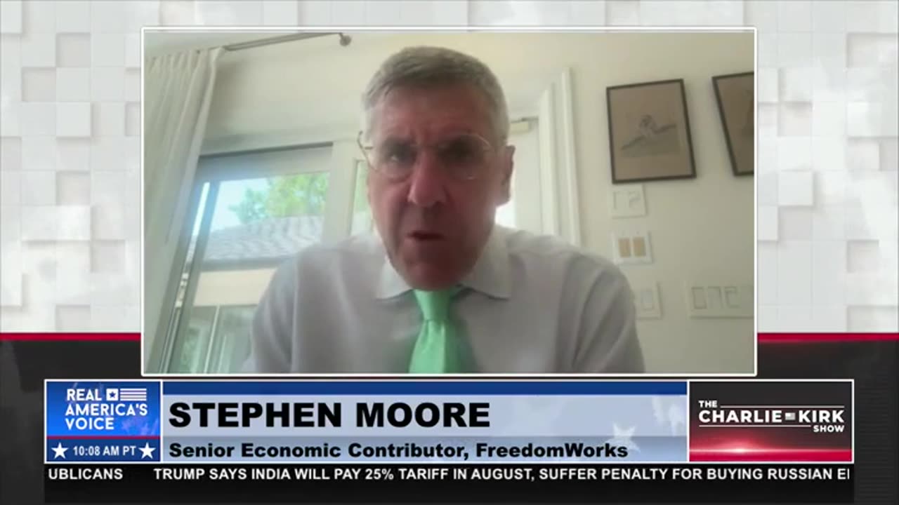 'Oh My Gosh, What A Day': Steve Moore Over The Moon About New GDP Numbers