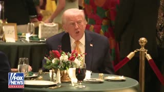 President Trump and First Lady Melania Trump celebrate Christmas Eve with dinner in the