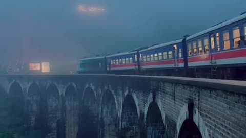 An example of a beautiful railway track...