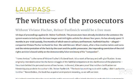 Greg Reese on Reiner Fullmich